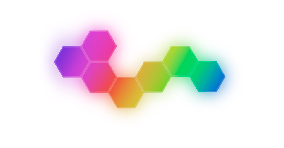 Smart Hexagon Wall Light