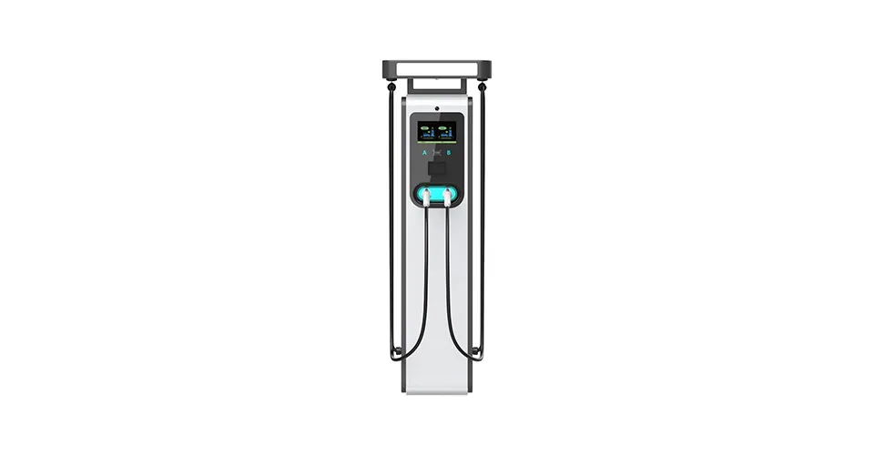 NA G6-B All-in-One Pedestal Commercial AC EV Charger